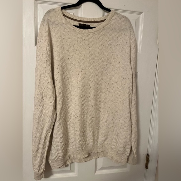 Tasso Elba Crewneck Sweater with Elbow Pads - Picture 1 of 4